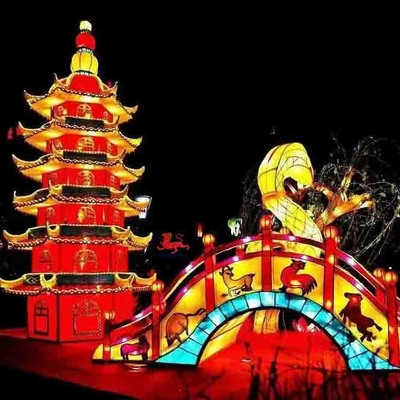 पार्टी चीनी त्योहार लालटेन जलरोधक पारंपरिक चीनी लालटेन
