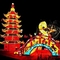 पार्टी चीनी त्योहार लालटेन जलरोधक पारंपरिक चीनी लालटेन