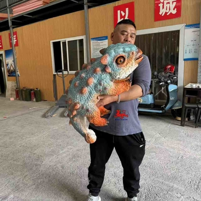 Good price जीवन आकार एनिमेट्रोनिक्स यथार्थवादी डायनासोर हाथ कठपुतली Ankylosaurus ऑनलाइन