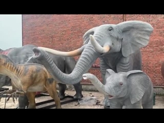 मूवमेंट और ध्वनि अनुकूलन के साथ थीम पार्क यथार्थवादी एनिमेट्रोनिक डायनासोर कार्नोटॉरस