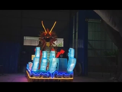 चीनी ड्रैगन परेड फ्लोट आपूर्ति कस्टम कार्निवल फ्लोट परेड